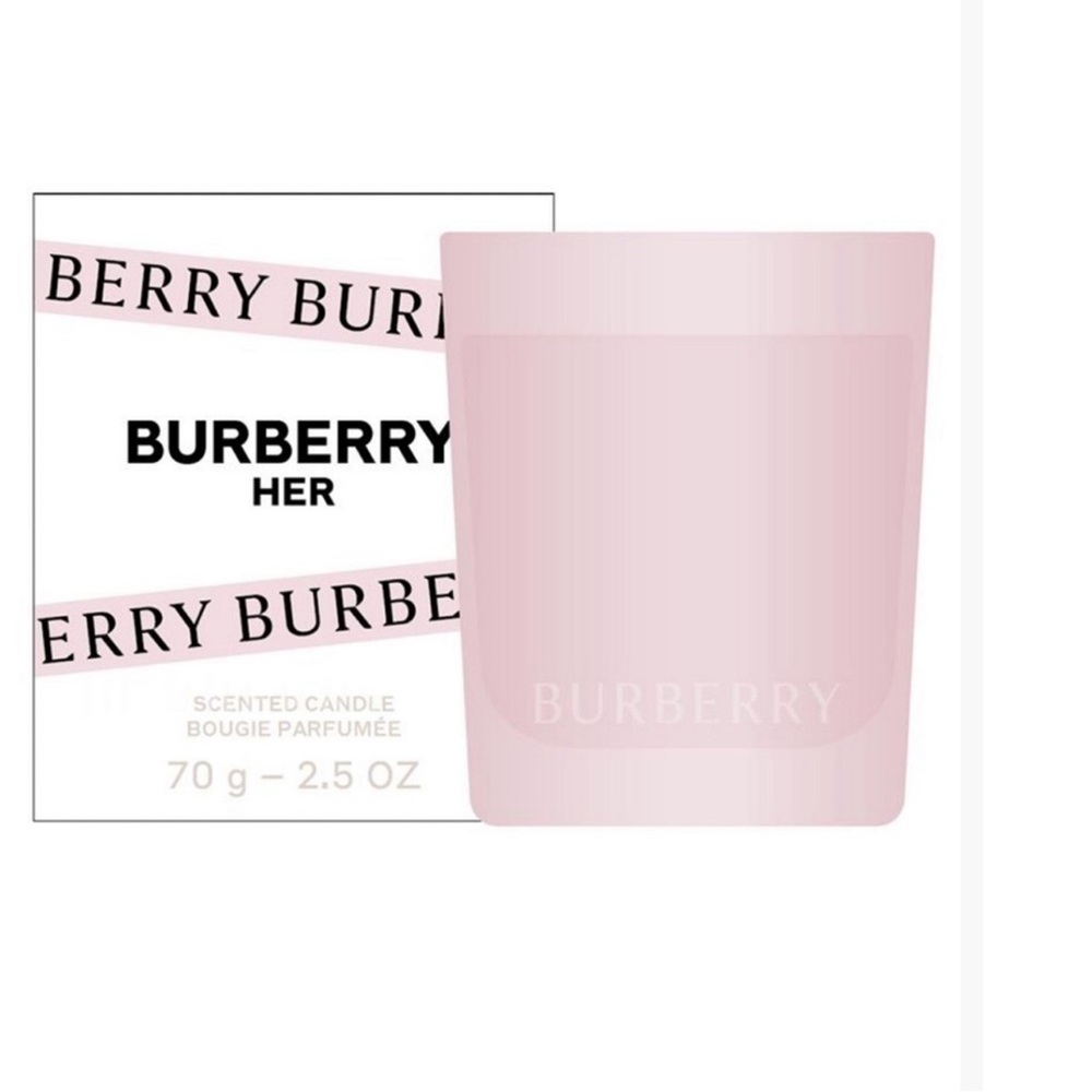 Burberry Pink Glass Scented Candle